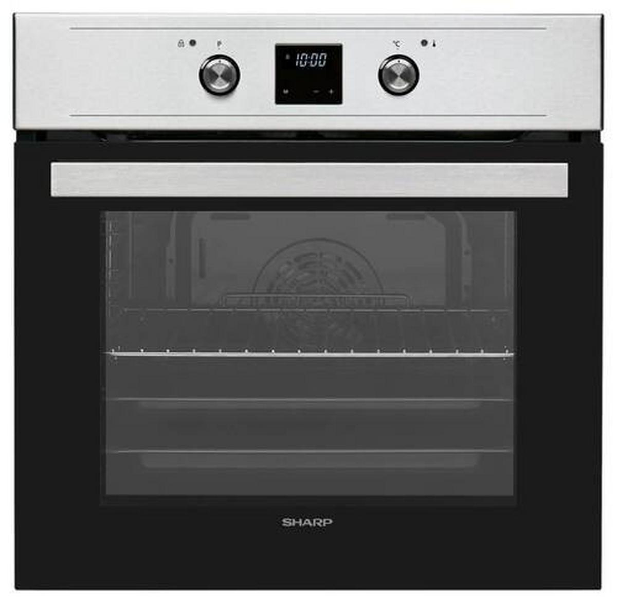 Einbau-Backofen K-61dx28im0-Eu Pyrolyse - Selbstreinigung - Edelstahlfarben/Schwarz, Basics (59,5/59,5/57,5cm) - Sharp