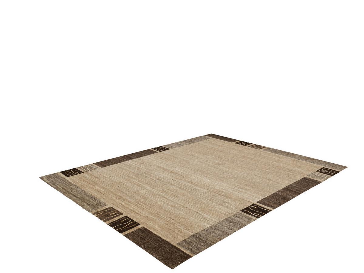 Orientteppich Naturfarbe Seide Natura Silk Greny 200x250 cm - Braun/Naturfarben, KONVENTIONELL, Textil (200/250cm) - Cazaris