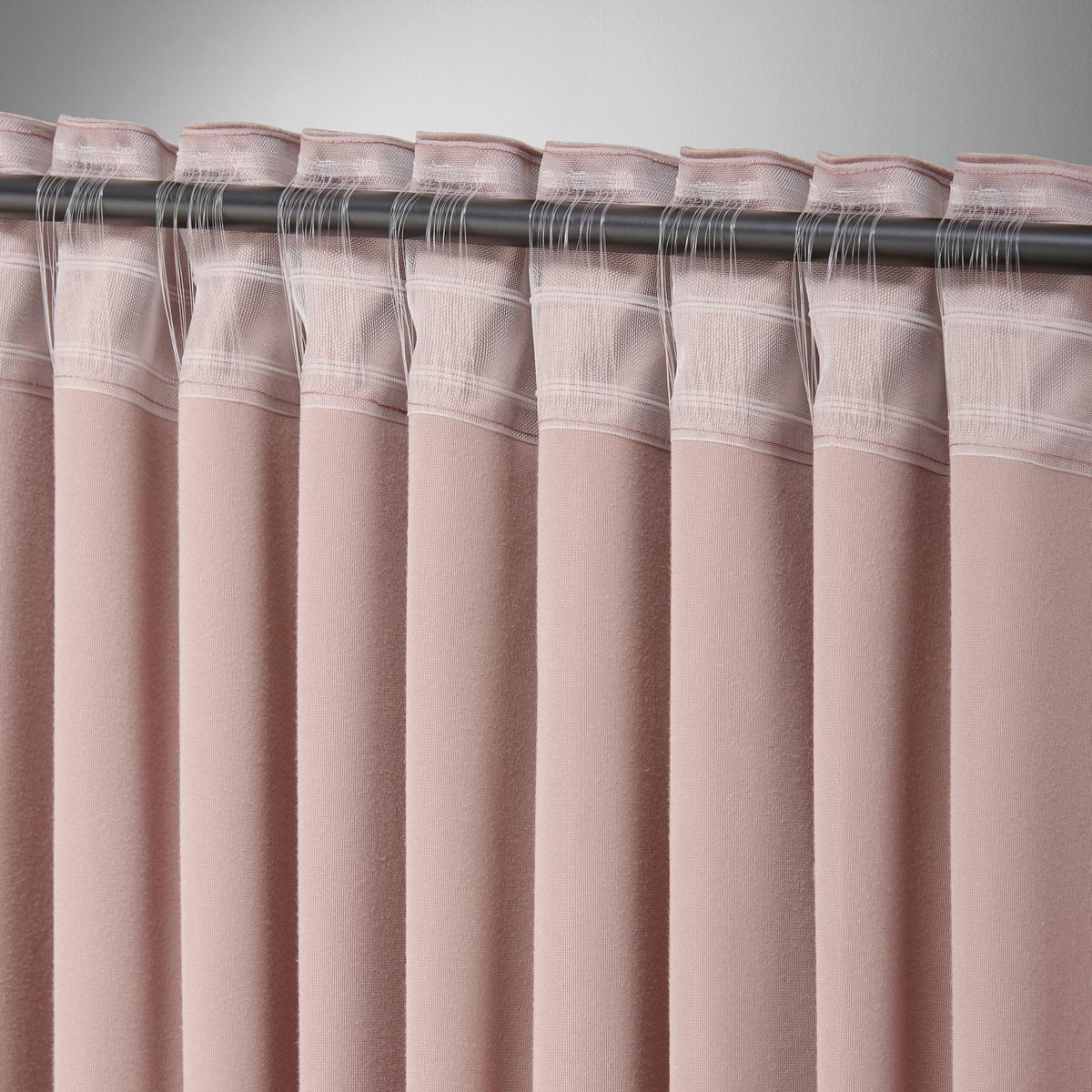 HOTOVÝ ZÁVES VIOLA - ružová, Konventionell, textil (140/245cm) - Premium Living