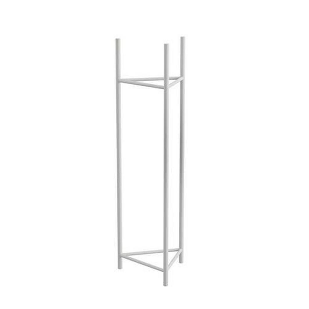 Blumenständer Aluminium Weiß BxHxT: 27x90x27 cm