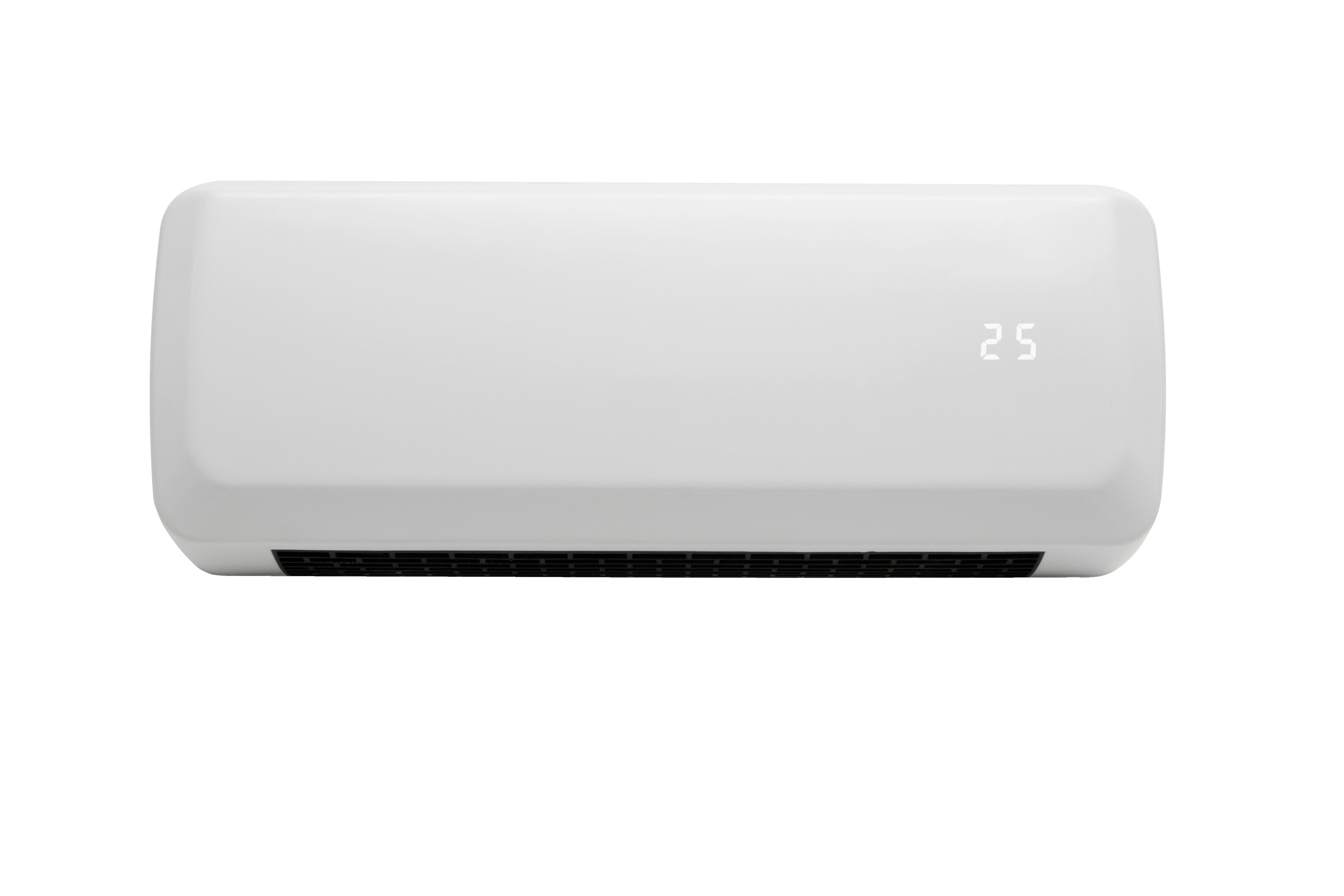 Fali Ventilátor Fűtőtest - fehér, műanyag (42/17/11cm)