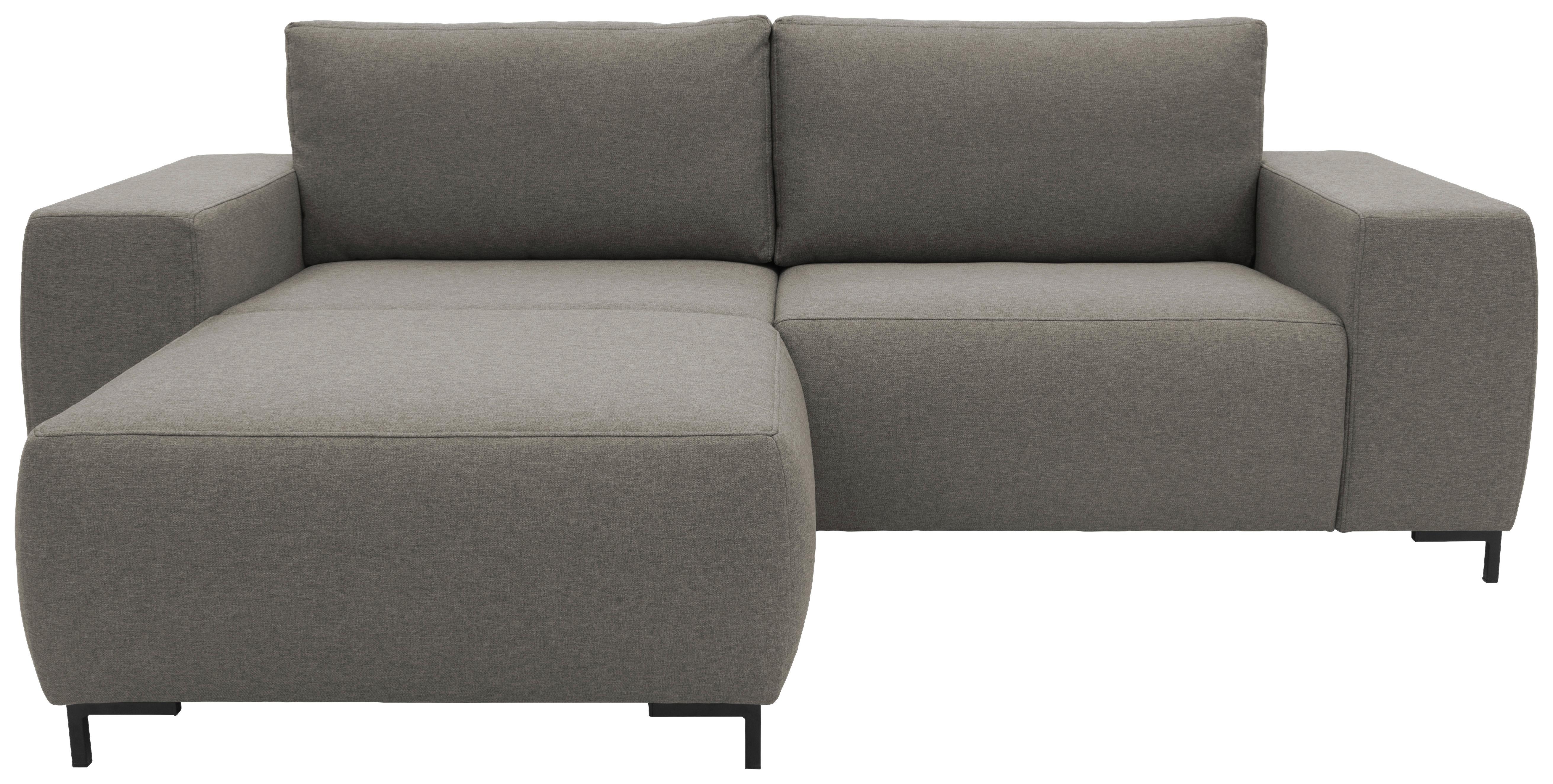 Ecksofa Looks Vi Grau Webstoff - Schwarz/Grau, Design, Textil (242/160cm) - LOOKS by W.Joop