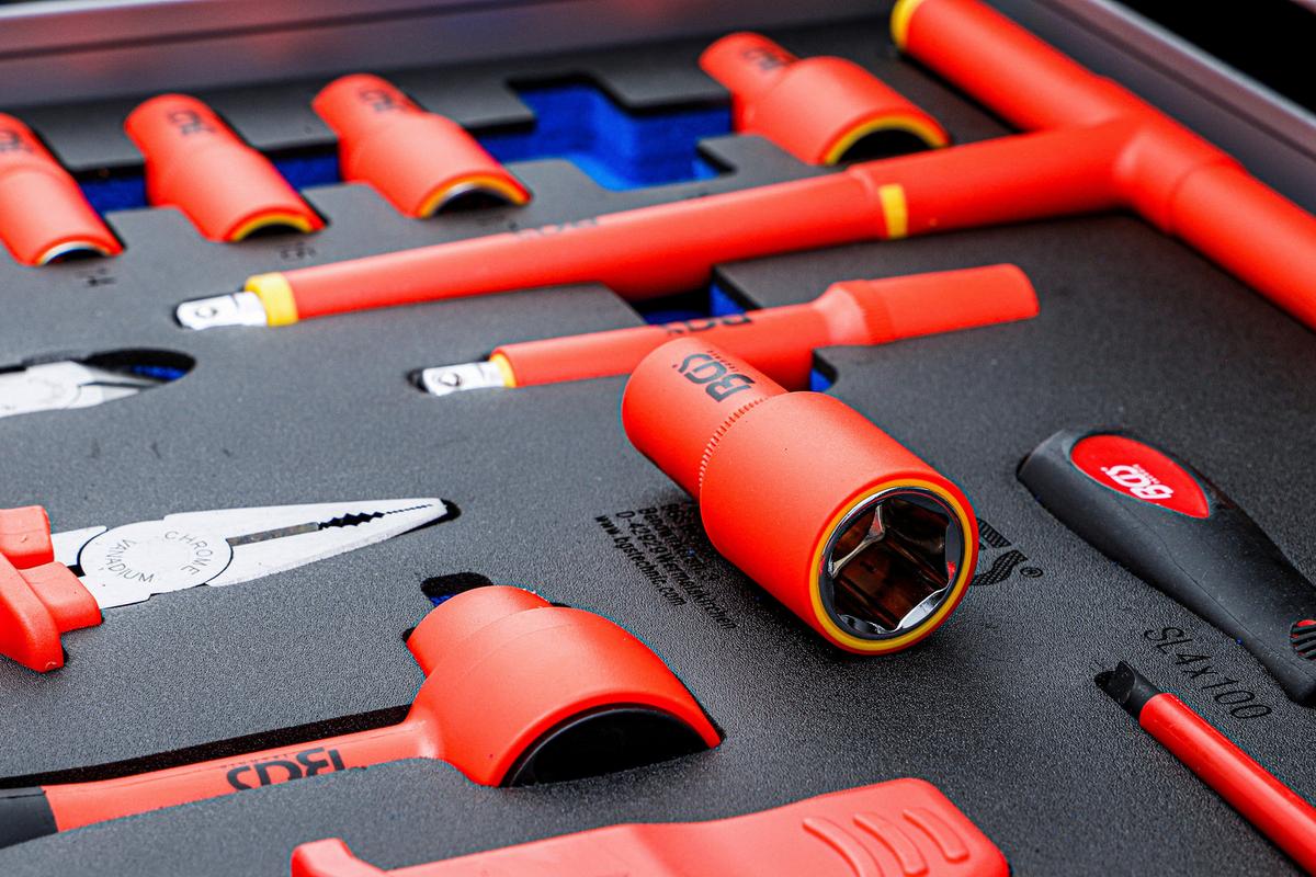 Werkstattwageneinlage 70218 - Blau/Rot, Basics (56.7/40.8/3.2cm)