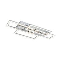 LED-Deckenleuchte Niya - Chromfarben/Silberfarben, MODERN, Kunststoff/Metall (72/28,4/8cm) - Luca Bessoni