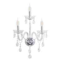 Wandleuchte 23-30290 Cristallo - Transparent, KONVENTIONELL, Metall (21/38/55cm)