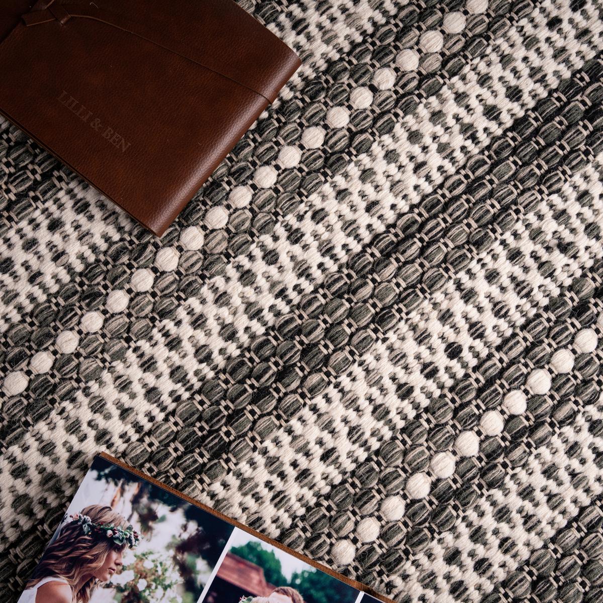 Flachwebteppich My Jaipur - Dunkelbraun/Beige, KONVENTIONELL, Textil (200/290cm) - Obsession