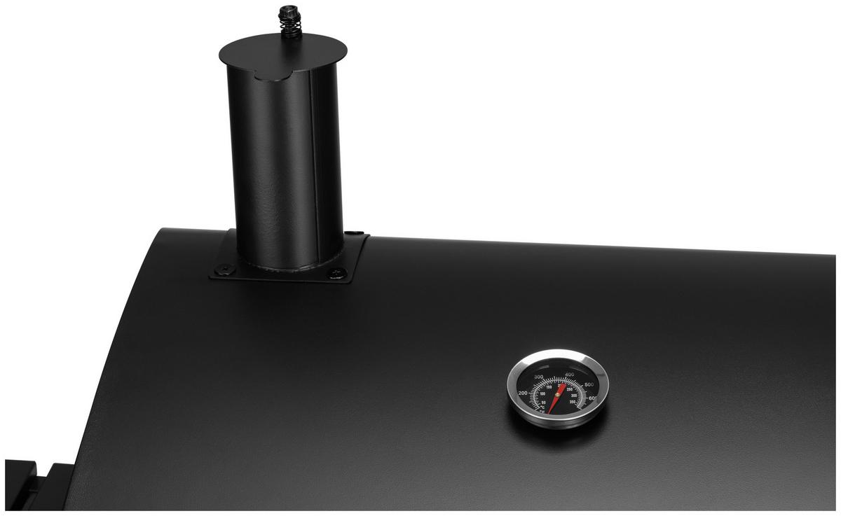 Faszenes Grill Blacky - fekete, Trend, műanyag/fém (109/54/104,5cm) - Homezone