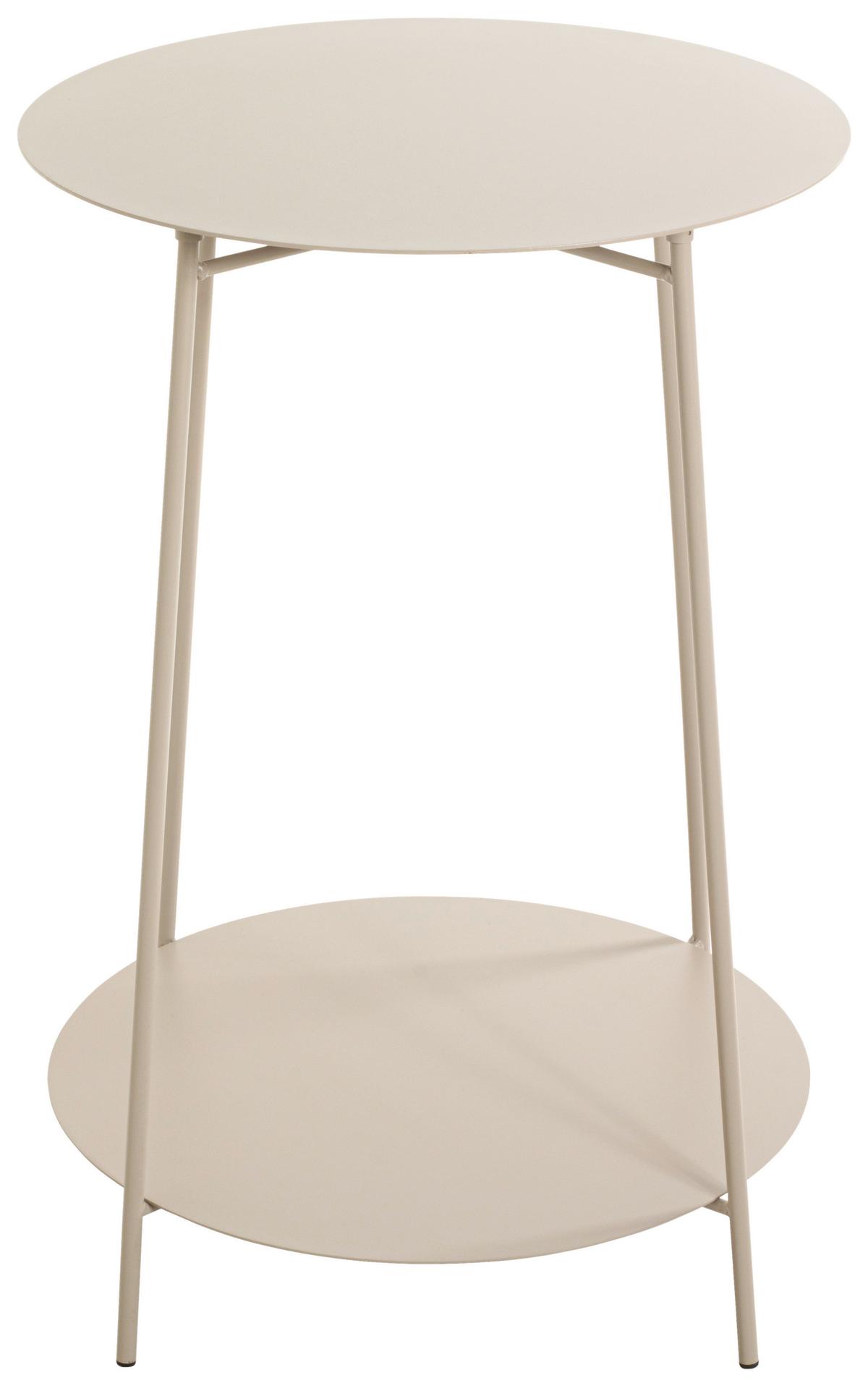 Odkládací stolek Enno 1, barva kašmír, P: 45cm - kašmírová, Trend, kov (45/60cm)