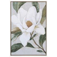 Obraz na plátne LOTTA,  60x90cm - zelená/přírodní barvy, Moderní, kompozitní dřevo/textil (60/90cm) - Mömax