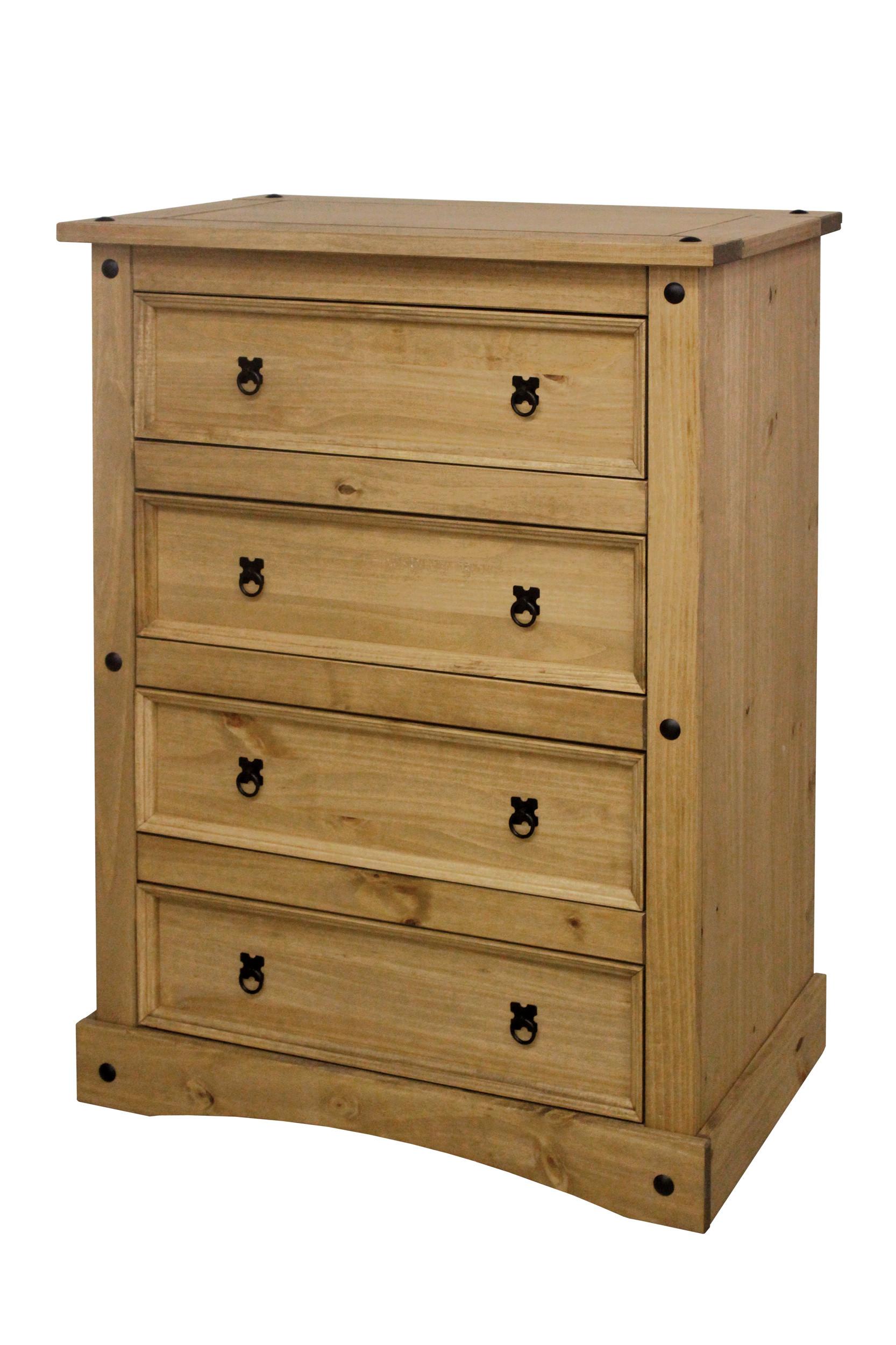 Kommode Honigfarben B: 90cm - Honig, Natur, Holz (90/122/48cm) - Livetastic