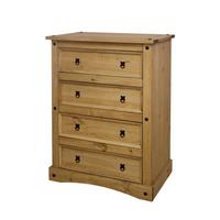 Kommode Honigfarben B: 90cm - Honig, Natur, Holz (90/122/48cm) - Livetastic