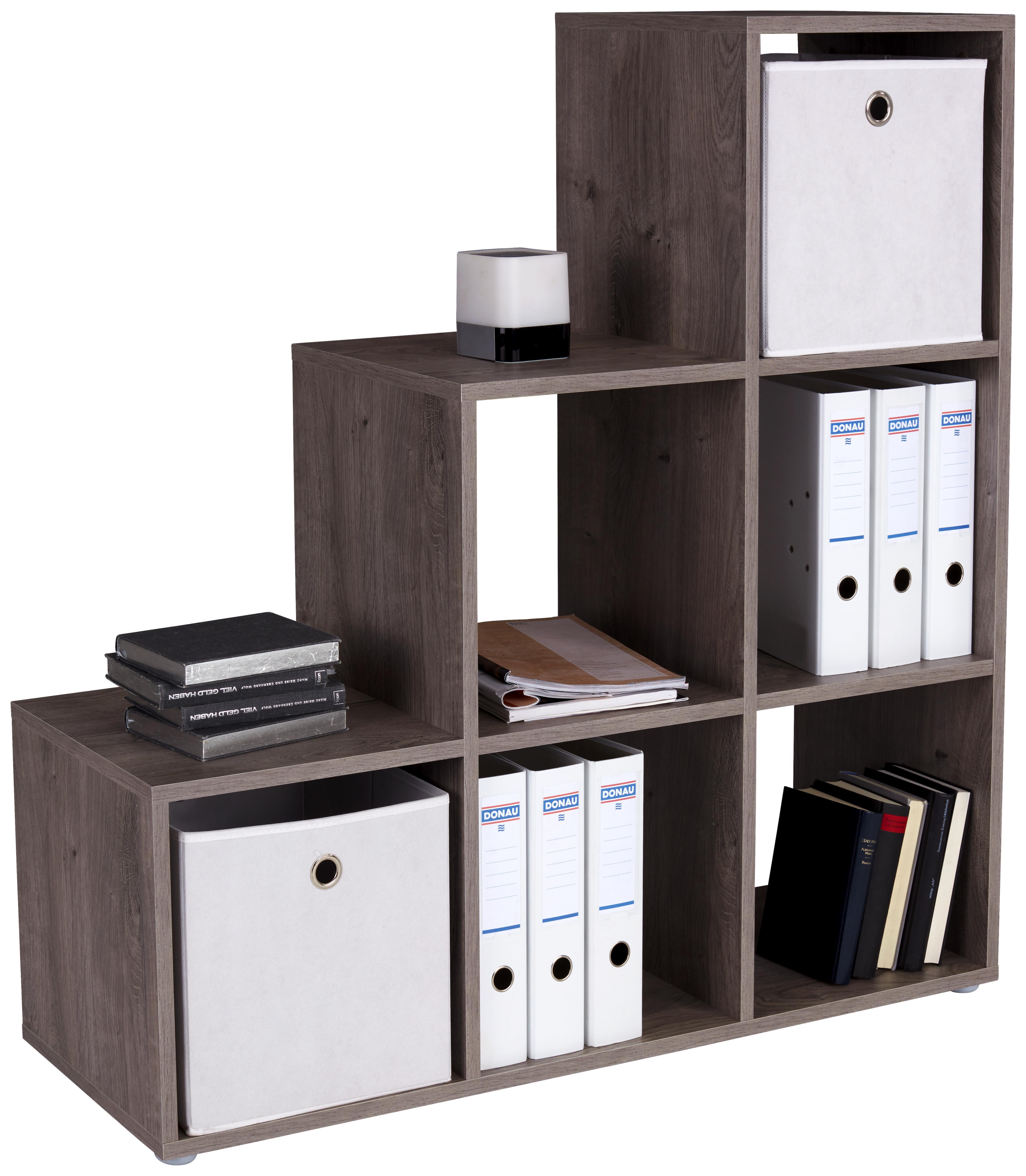 Raumteiler Pisa 3 Pisr03 - Dunkelbraun/Schwarz, MODERN, Holz (112cm)