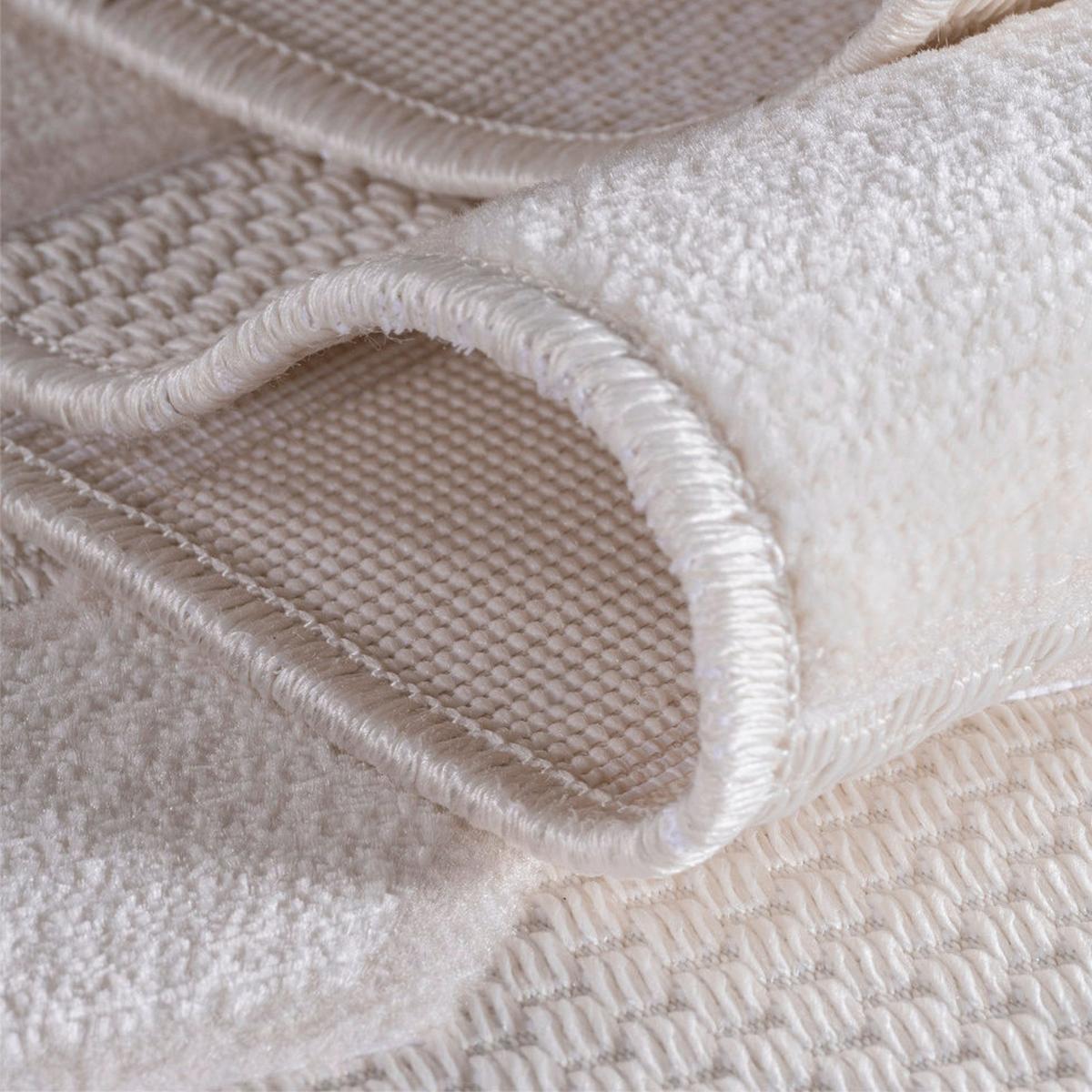 Flachwebteppich, Creme Doha - Creme, Basics, Textil (80/150cm)