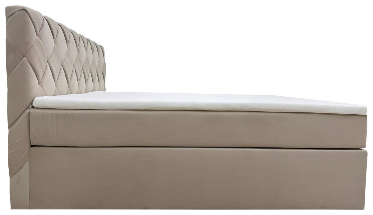 Boxbett Capri Beige, Lf: 180x200 cm - Beige, MODERN, Textil (180/200cm) - Livetastic