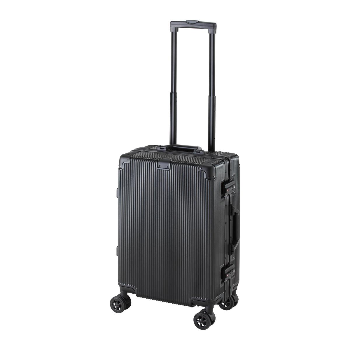 Cestovní kufr MIAMI -S- - černá, Moderní, kov/textil (38/24/58cm) - Mömax