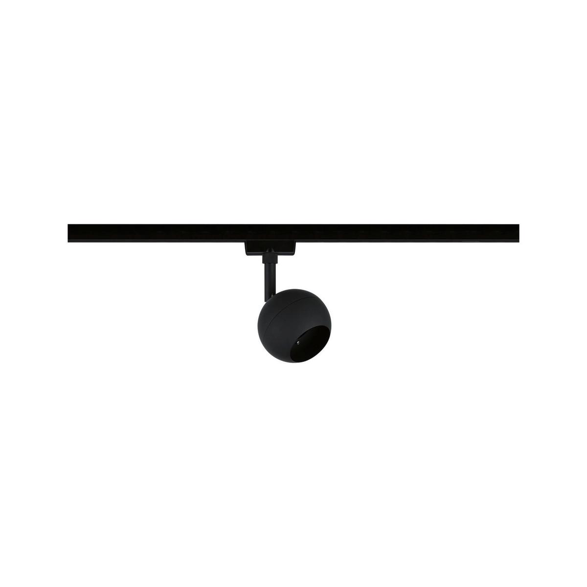 Schienensystem-Strahler 96989 Urail Tup - Schwarz, Design, Metall (8,0/15,9cm) - Paulmann