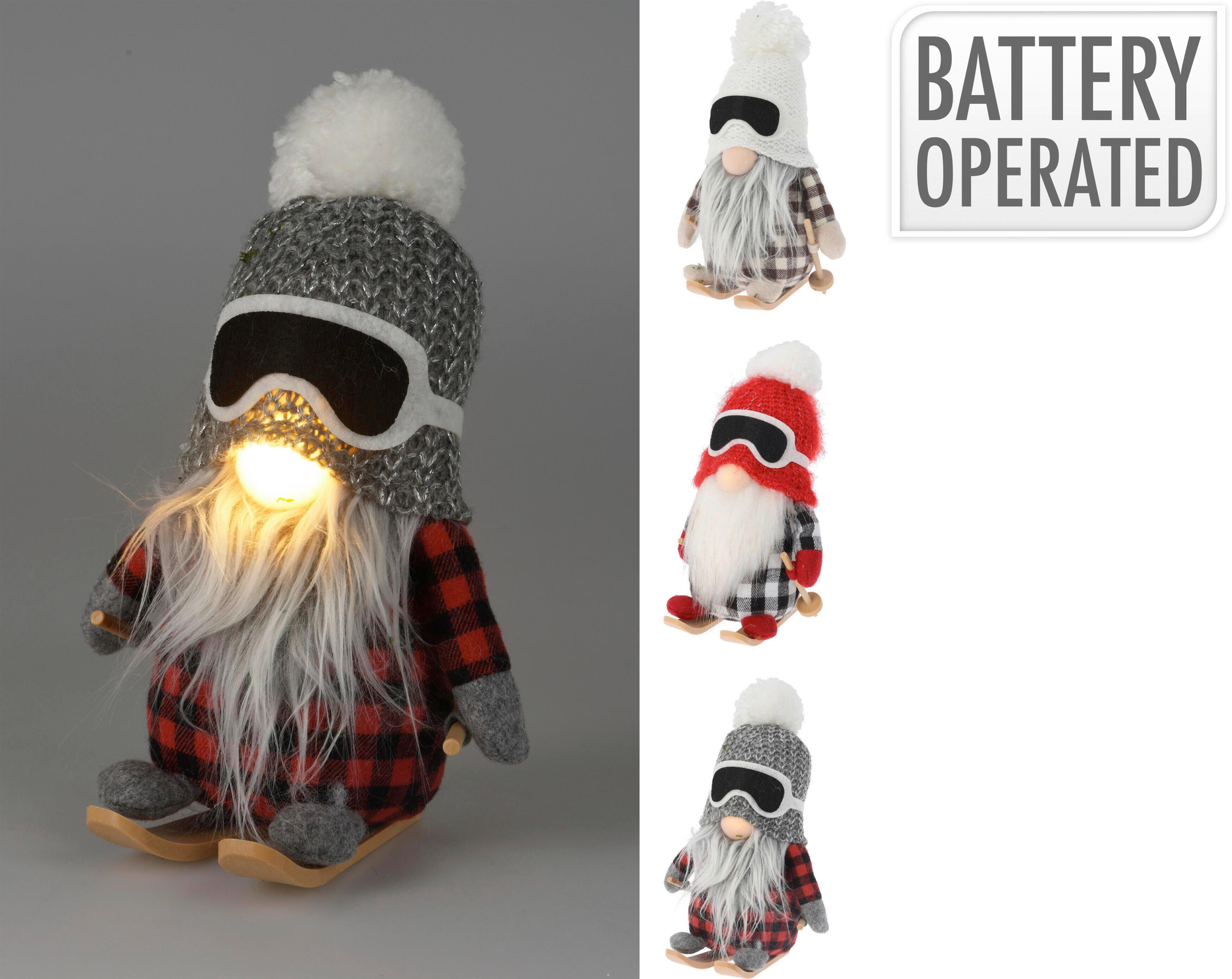 LED-WEIHNACHTSFIGUR ZWERGI - Basics (15/11/20cm)
