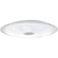 LED-Deckenleuchte 98219 Moratica-A - Silberfarben/Weiß, KONVENTIONELL, Kunststoff/Metall (57/7,5cm) - Eglo
