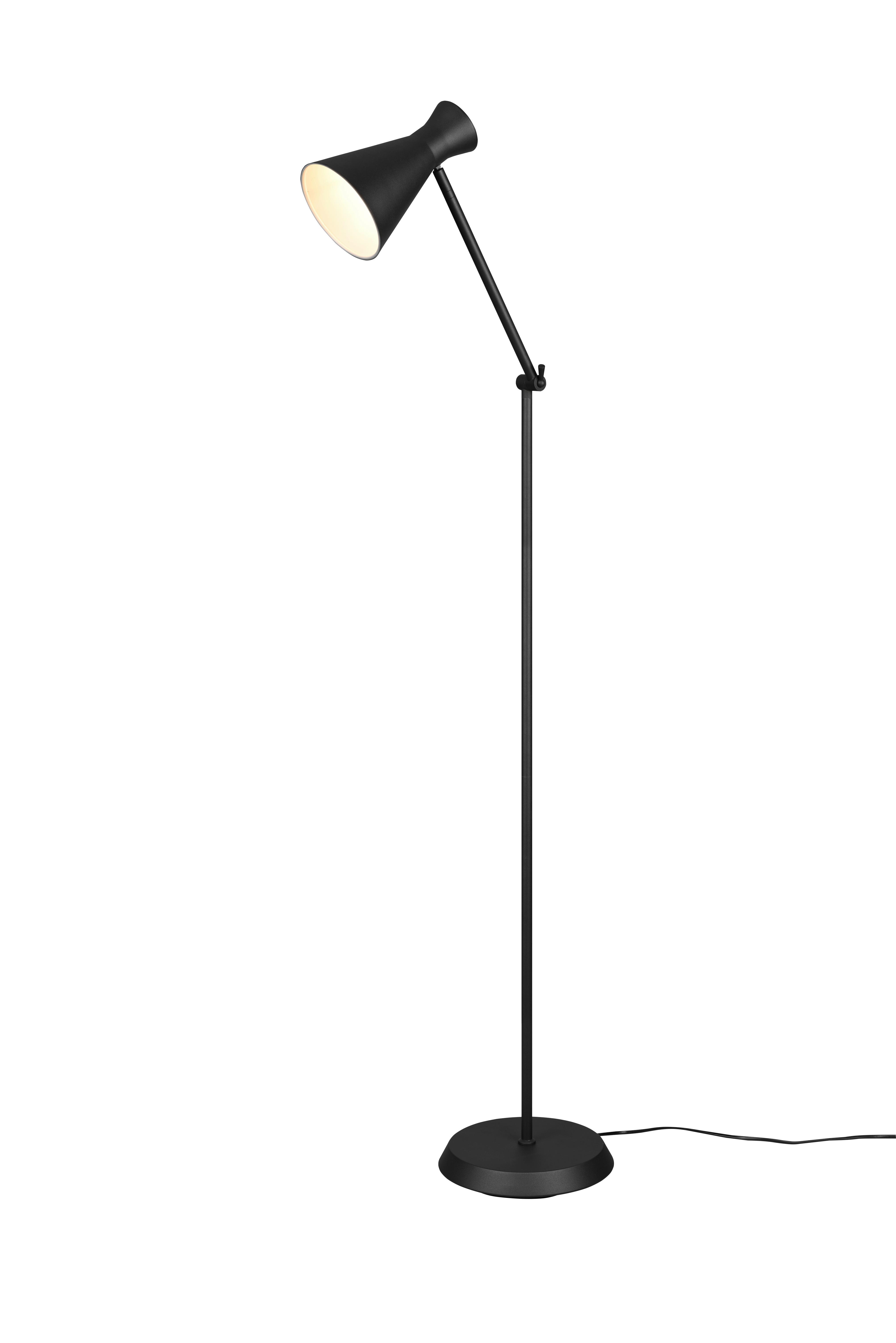 Stehleuchte R40781032 Enzo - Schwarz, KONVENTIONELL, Metall (48,8/25/150cm)