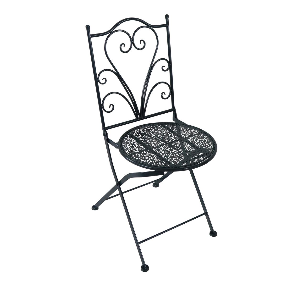 Gartenset Eloise - Anthrazit, Basics, Metall (60/69cm) - Ambia Garden