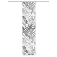 Flächenvorhang Sanja - Grau Hochglanz, Natur, Textil (60/260cm)