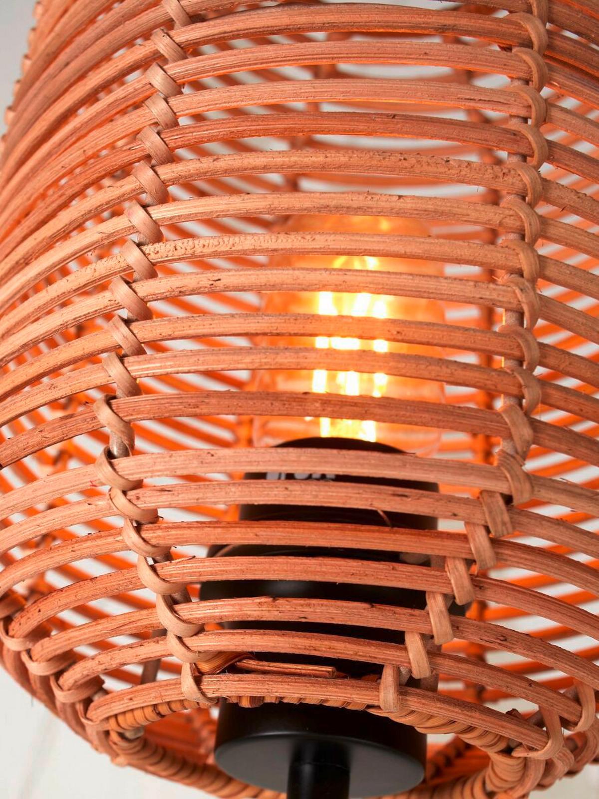 Tischleuchte Tanami/T25/N/25/N - Naturfarben, Trend (22/22/45cm) - Good & Mojo