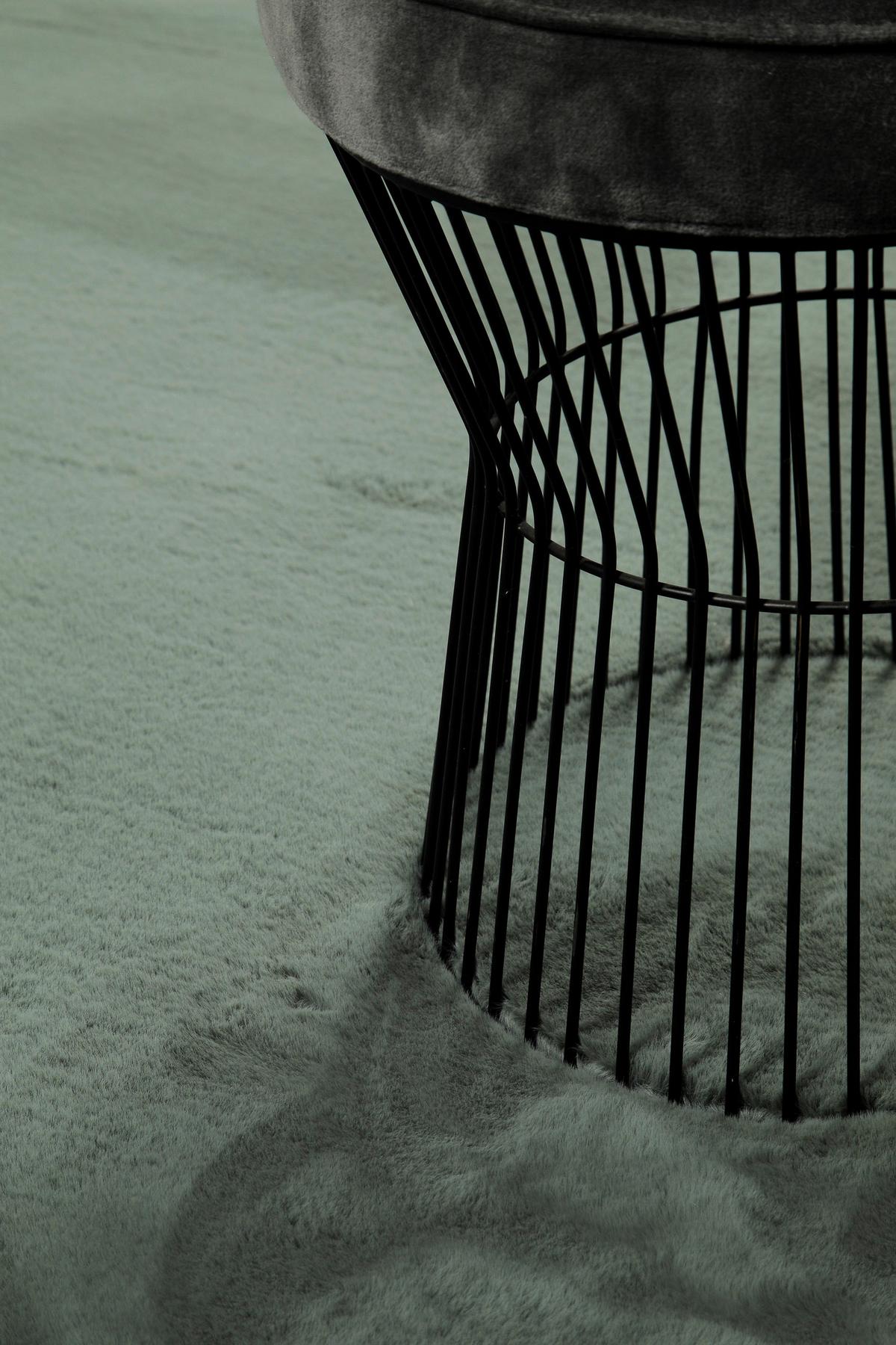 Hochflorteppich Grün, Bxl: Ca. 70x140 Cm - Salbeigrün, KONVENTIONELL, Textil (70/140cm) - Esprit