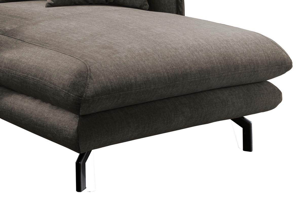 Polstersessel mit Armlehnen Lava Stoffbezug Braun - Schwarz/Braun, MODERN, Textil (111/101/167cm) - Livetastic