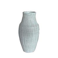 Váza V: 35cm - biela/zlatá, Modern, keramika (17/35,5cm) - Mömax
