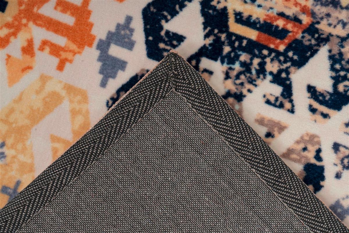 Flachwebteppich Beige Saphira 200 cm - Beige, KONVENTIONELL, Textil (200ml) - Kayoom