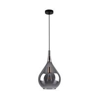 Pendelleuchte 6144422 Gota - Schwarz, Design, Glas/Metall (25/150cm) - Näve