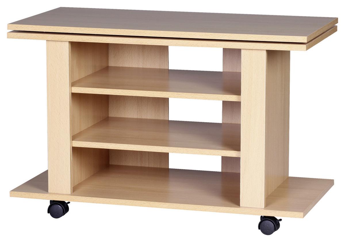 Stojan na TV LUCA farba buku - farba buka, Konventionell, kompozitné drevo/plast (75/51/38cm) - MID.YOU