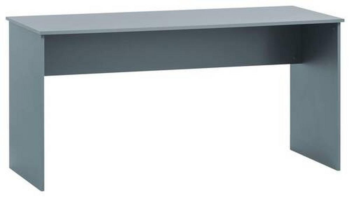 Schreibtisch Serie 500 Blau B: 150 Cm - Blau/Eichefarben, MODERN, Holzwerkstoff (65/150/73,6cm) - MID.YOU