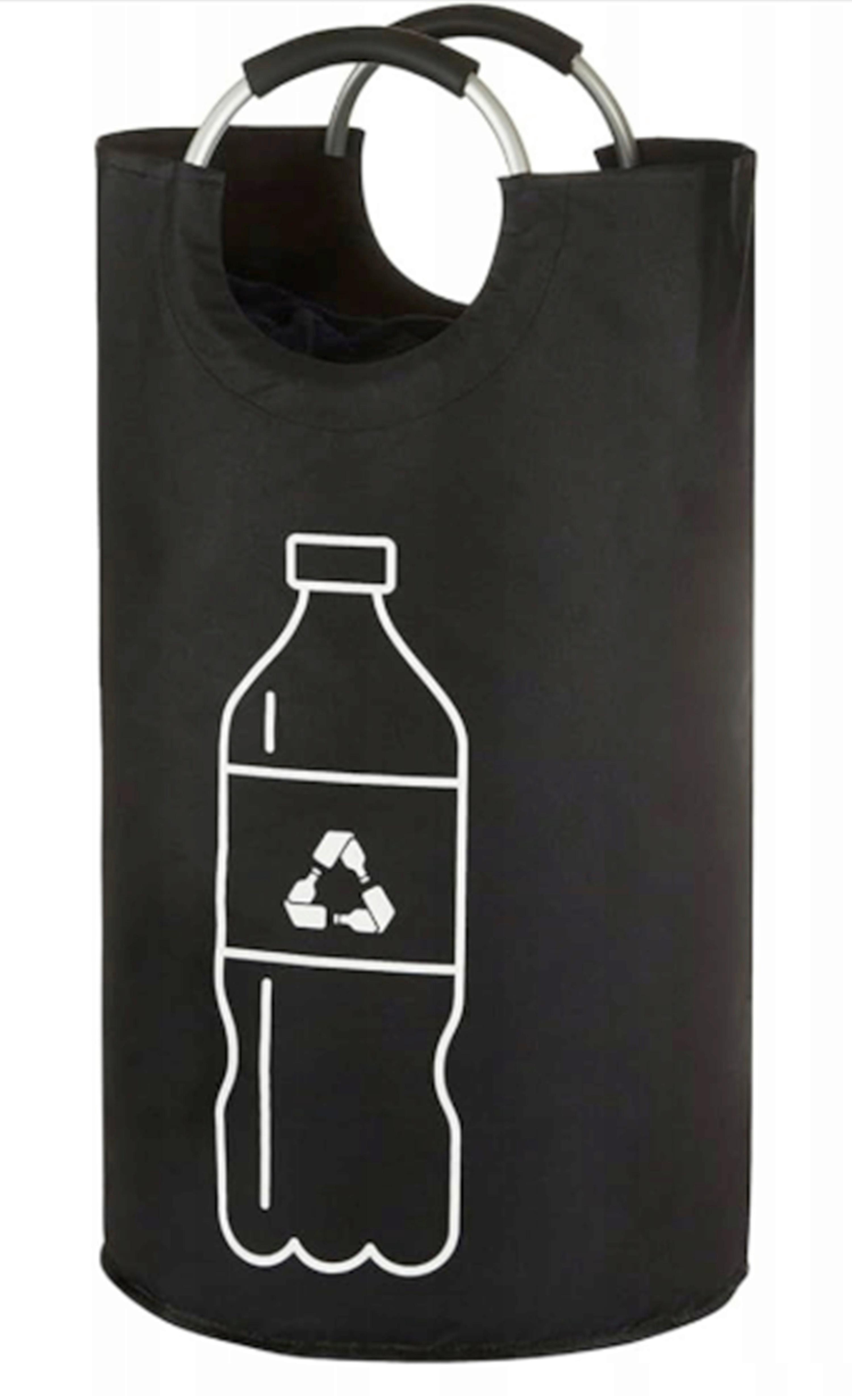 Pet Palackgyűjtő Zsák Kb. 82 Liter - fekete, Basics, műanyag/textil (82l)