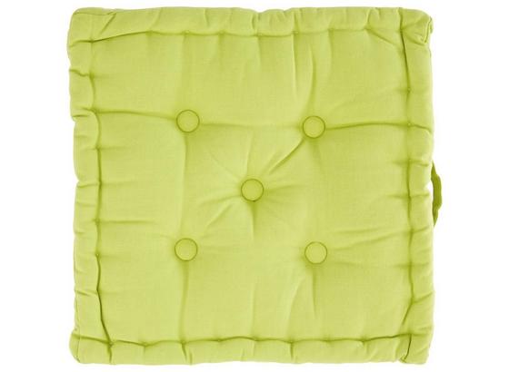 Sedák Ninix - zelená, textil (40/40/10cm) - MÖMAX modern living Sedák Ninix - zelená, textil (40/40/10cm) - MÖMAX modern living