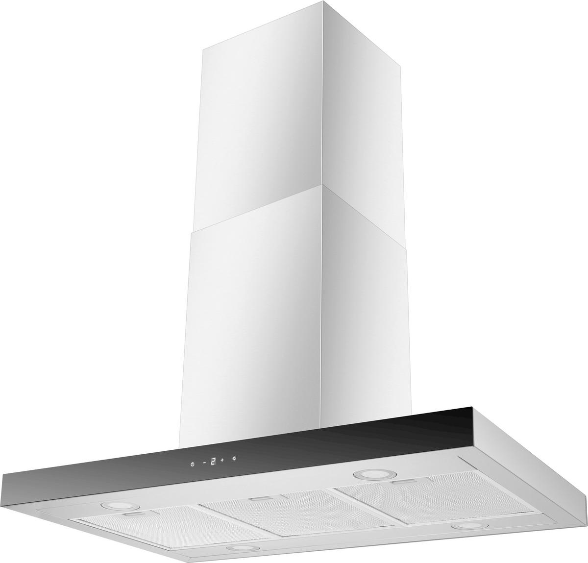 Küchenzeile Premium mit Geräte 280 cm Schwarz/Weiß +kochinsel - Schwarz/Weiß, MODERN, Holzwerkstoff (280/160cm) - Respekta