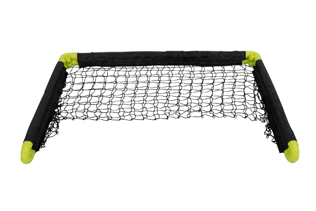 Fußballtor FUßBALLTOR 90X59X61CM - Schwarz/Grün, Natur, Kunststoff/Textil (57/25/7cm)