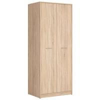 Drehtürenschrank Nepo Plus - Sonoma Eiche, MODERN, Holzwerkstoff (80/197/54,5cm) - MID.YOU