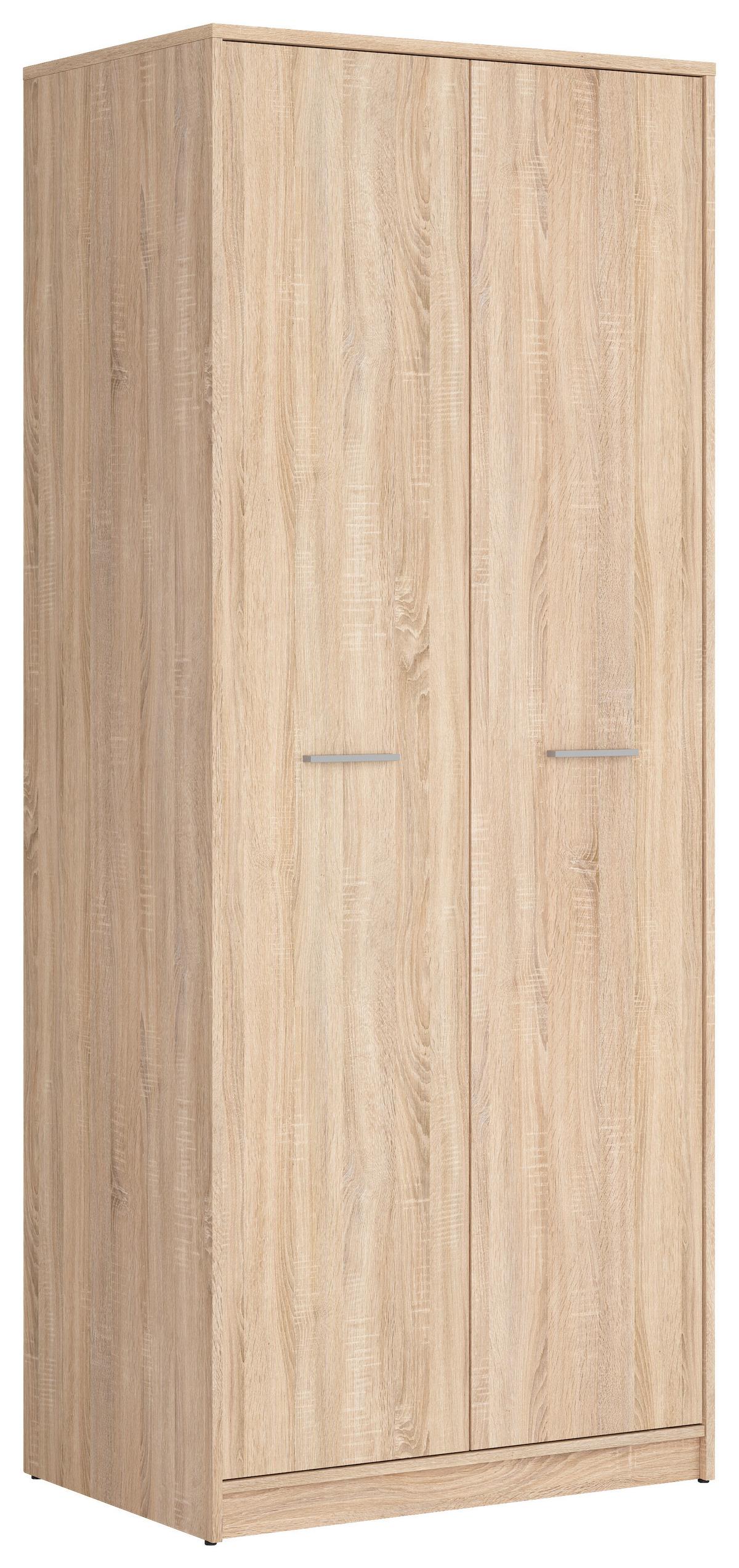 Drehtürenschrank Nepo Plus - Sonoma Eiche, MODERN, Holzwerkstoff (80/197/54,5cm) - MID.YOU