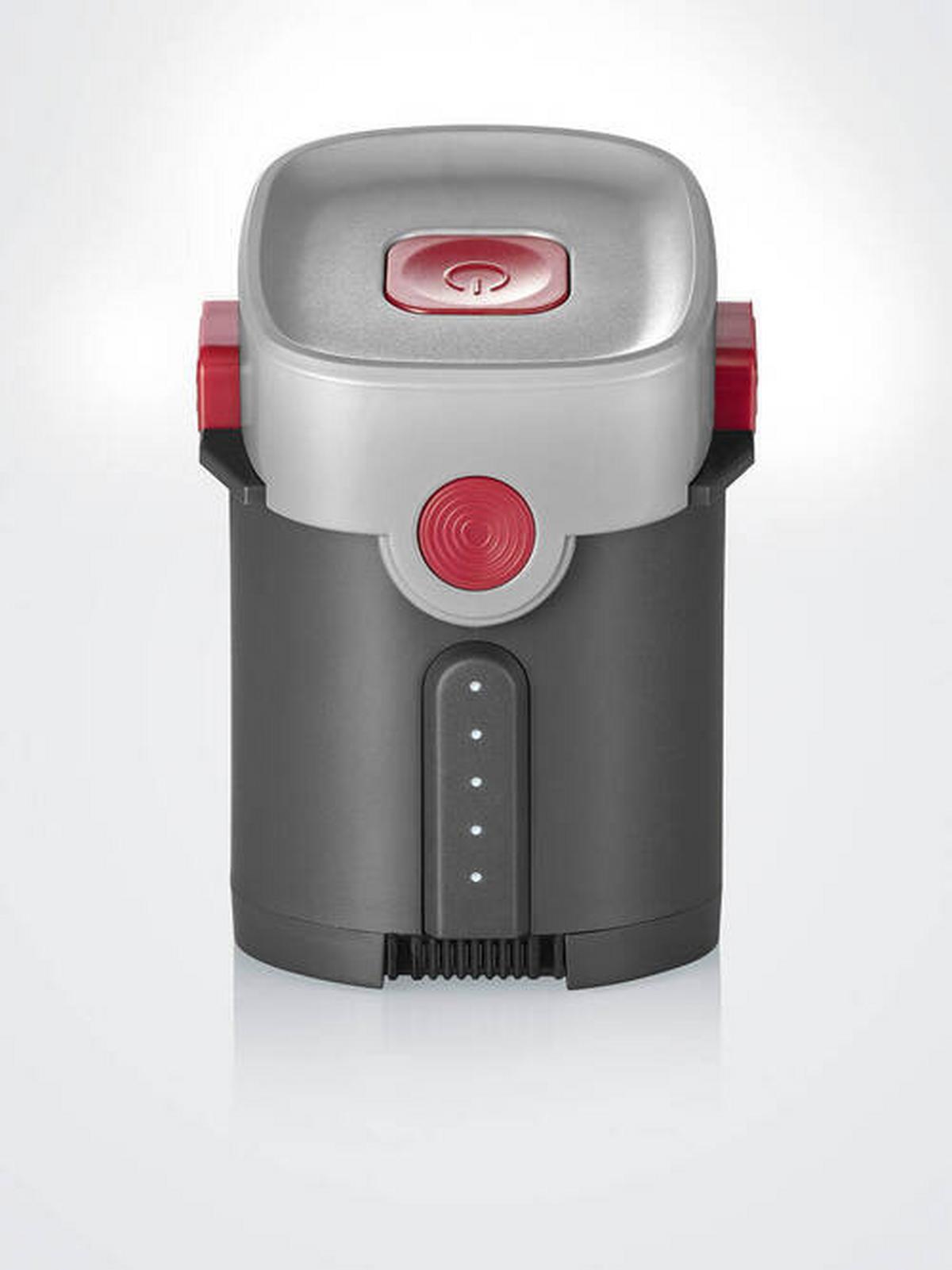 Akku-staubsauger Ohne Beutel Teleskoprohr 90 W - Anthrazit/Rot, Basics, Kunststoff (24/11,5/21cm) - Severin