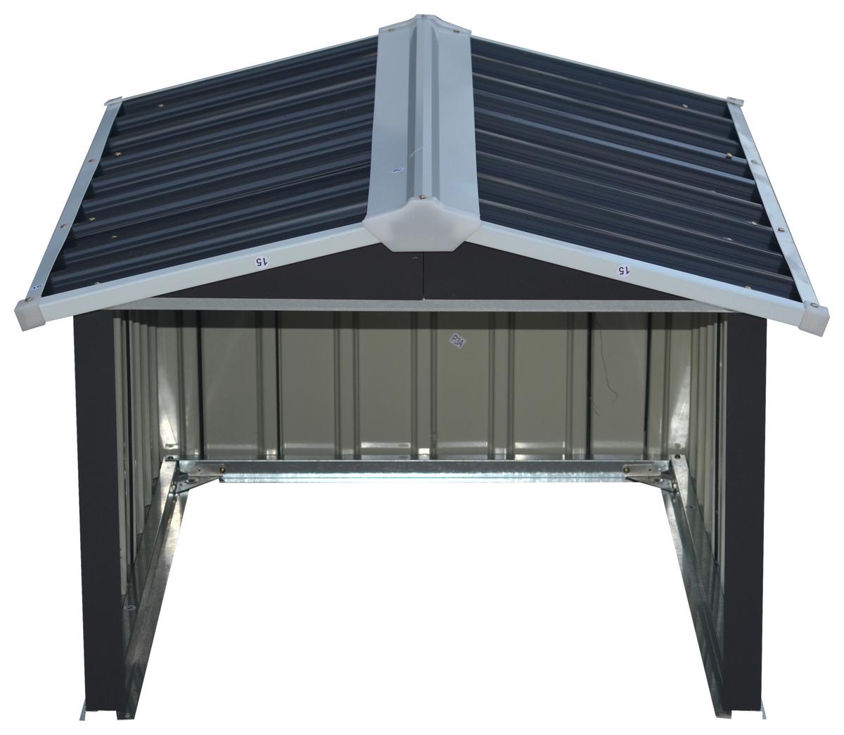 Kleingarage Robus - Anthrazit, MODERN, Metall (86/100/63,5cm) - Homezone