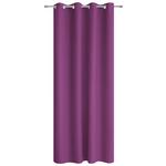 Vorhang mit Ösen Alena B: 140cm, Violett - Violett, KONVENTIONELL, Textil (140/245cm) - Ondega