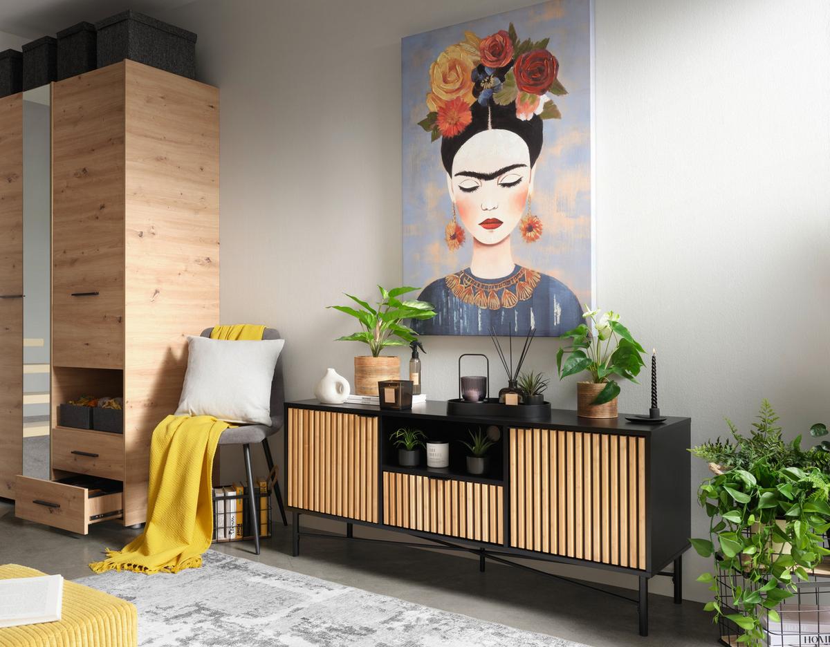 obraz na plátne ACRYL - viacfarebná, Konventionell, drevo/textil (80/120/3,5cm) - Premium Living
