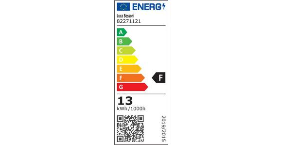 LED-Dekoleuchte Yonca - Weiß, MODERN, Kunststoff (500cm) - Luca Bessoni