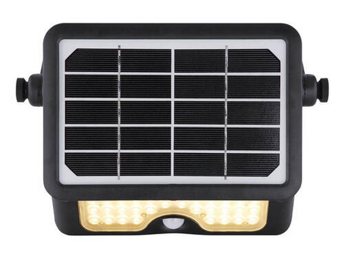 Solarleuchte 36483 - Schwarz, Basics, Kunststoff (23,2/15/3,4cm) - Globo