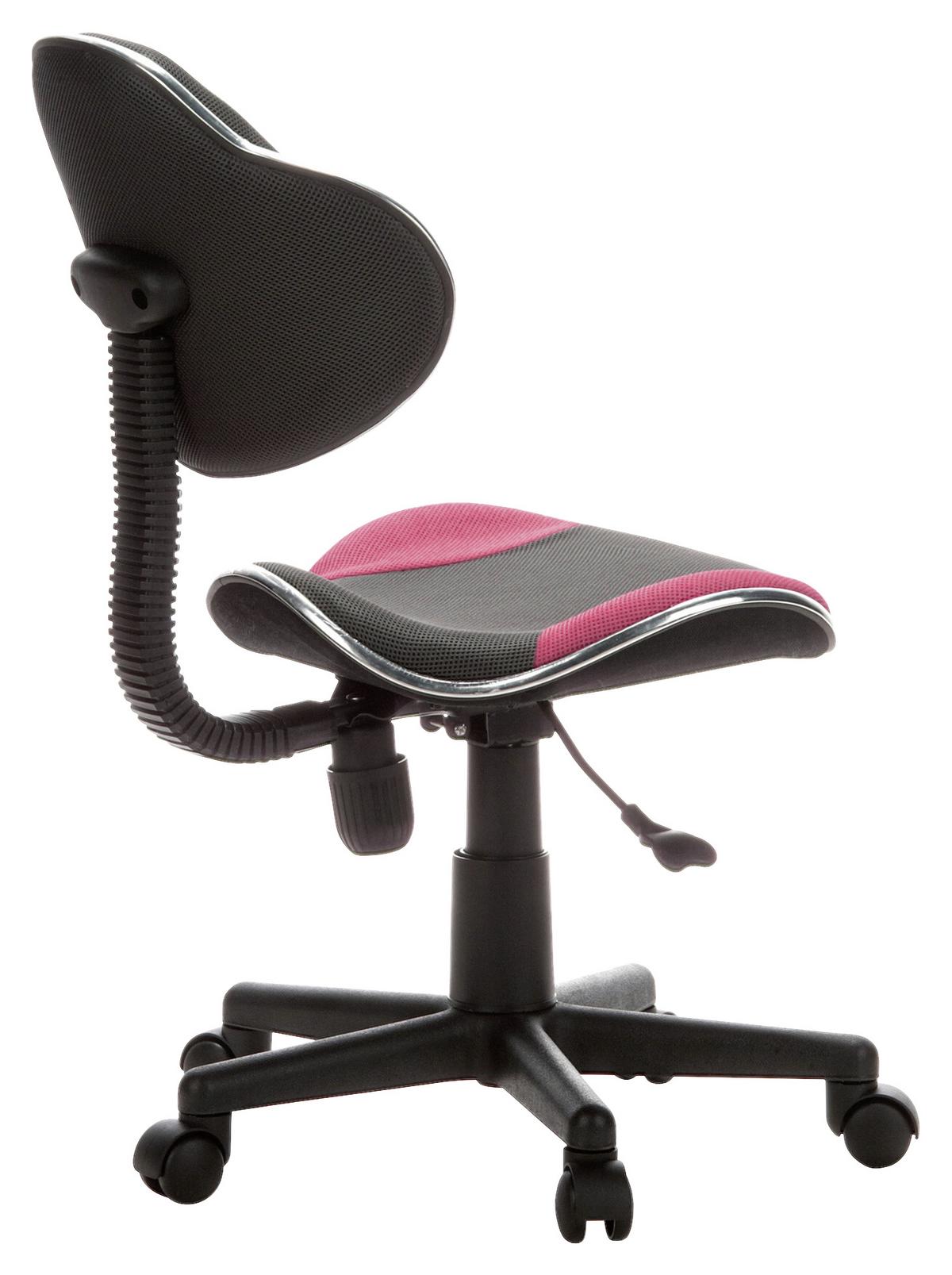 Jugenddrehstuhl Kiddy Gti 2 Pink/ Grau - Pink/Grau, Basics, Kunststoff (45/86-101/42cm) - MID.YOU