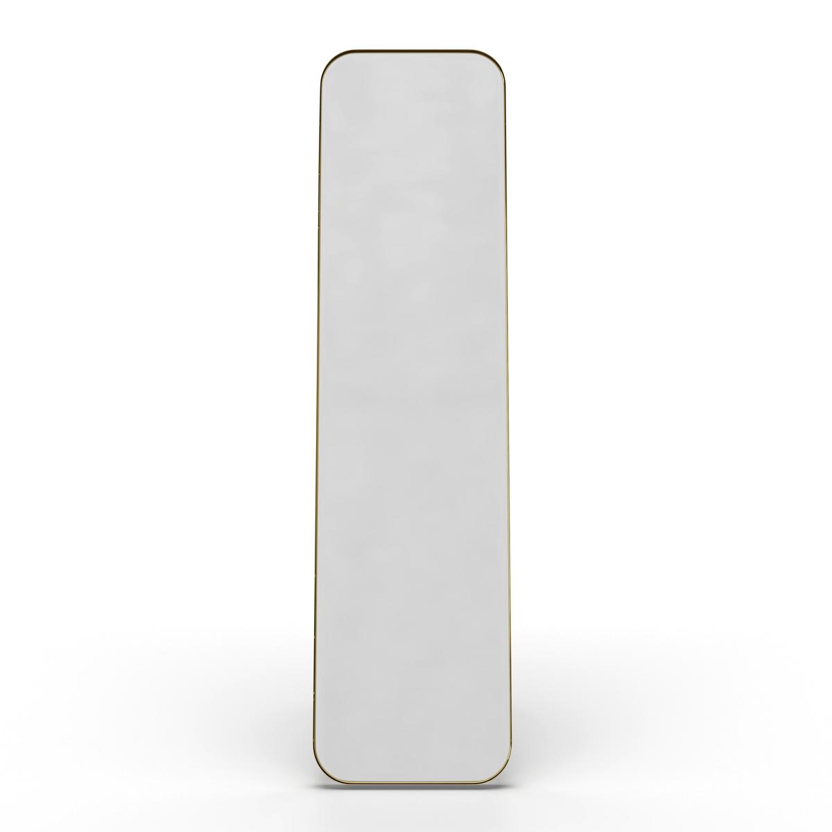 Zrcadlo LIV zlatý kov - barvy zlata, Moderní, kov/sklo (41/154/68,5cm) - Bessagi Home