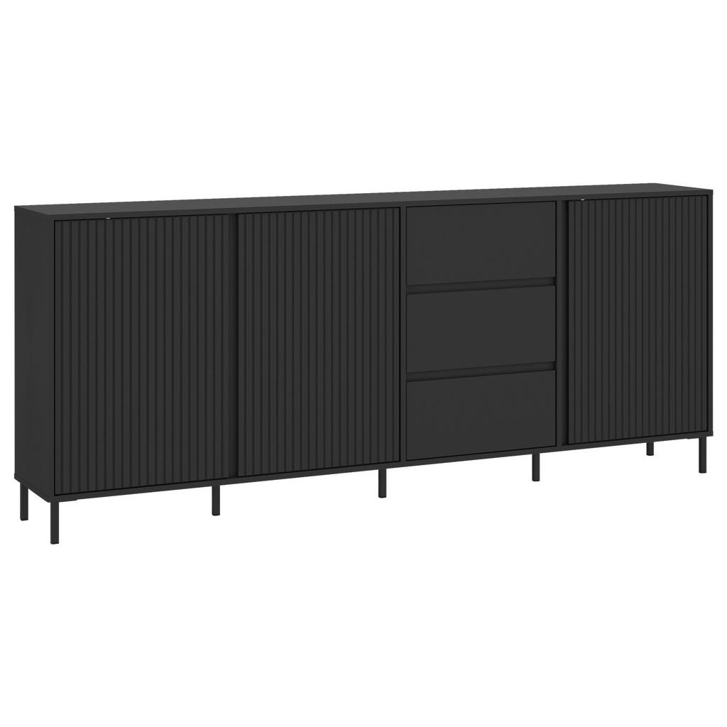 Kommode Avenale Anthrazit B: 212 cm