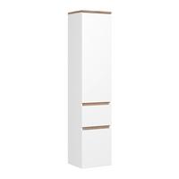 Badezimmer Hochschrank BHT: 40x182x35 cm grifflos - MODERN (40/182/35cm)