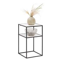 Regal Paxton II černá/bílá - bílá/černá, Moderní, kov/kompozitní dřevo (35/35/59cm) - Mömax